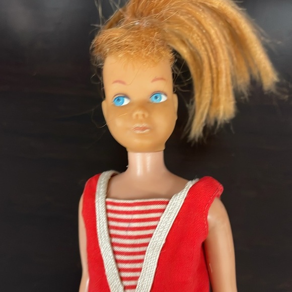 Vintage 1963 Redhead Straight Leg Skipper Doll Barbie Family Original Outfit - Picture 2 of 6